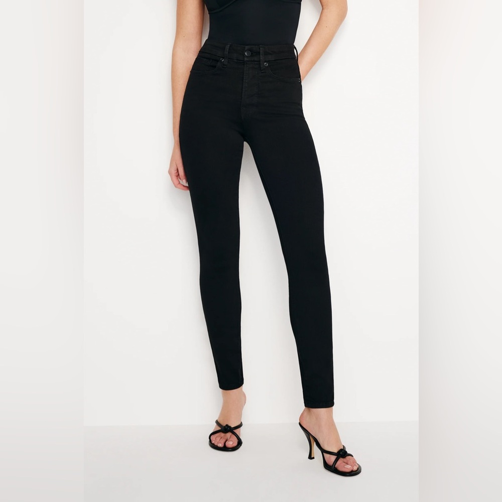 Good American Good Legs Black Skinny Jeans - Size 15 NWT